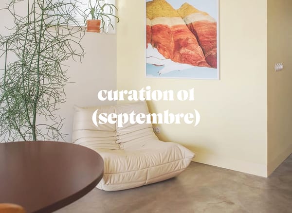 Curation mensuelle #1